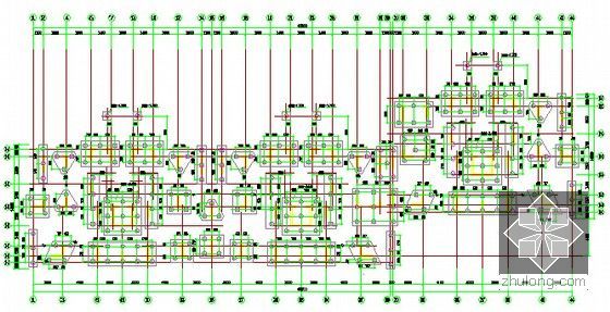 [江苏]13万平米大型现代社区建设工程施工总承包招投标文件(合同 清单 图纸)-桩位平面图