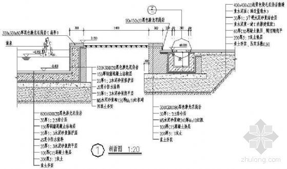 入口喷泉详图-3