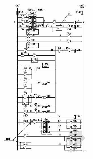 高压开关柜施工图识读资料下载-某高压开关柜电气设计图