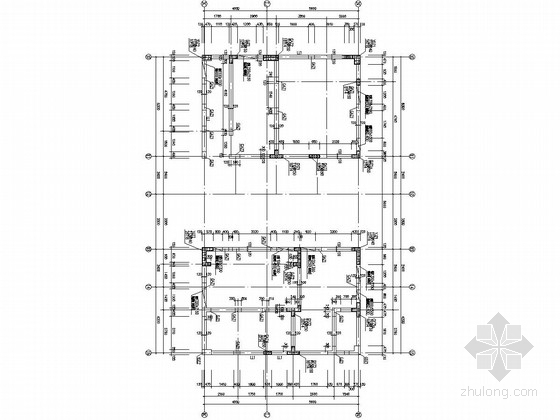 二十层框架核心筒结构办公楼结构施工图-筒体平法施工图