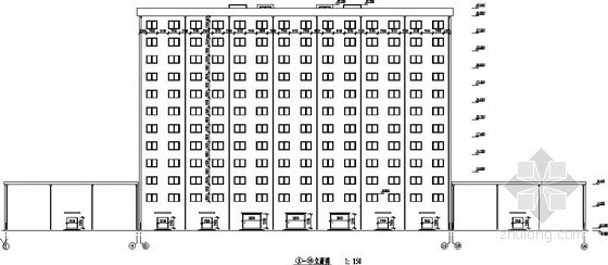 校园综合服务楼设计资料下载-[学士]商用服务综合楼毕业设计图