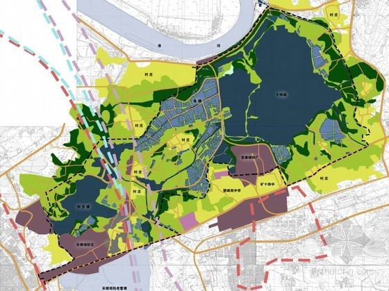 渔业湿地公园规划设计资料下载-[淮南]湿地公园规划设计方案（一）