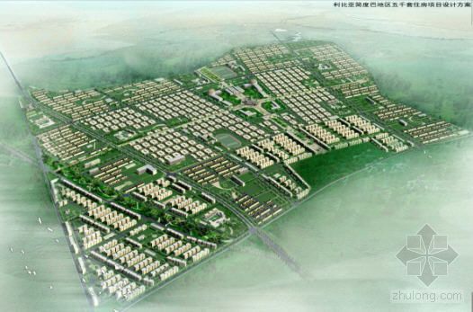 项目总施工设计方案资料下载-利比亚地区项目住宅设计方案