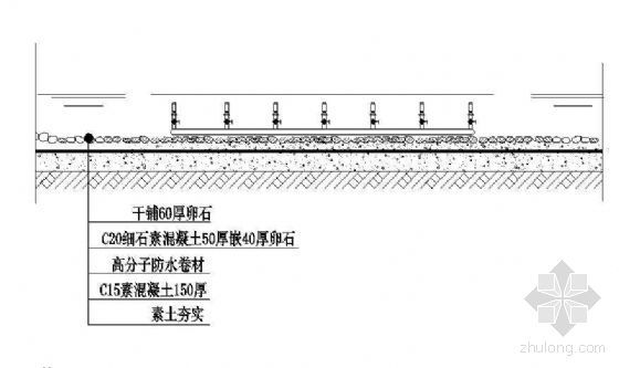 某生态餐厅内小涌泉做法大样图-2