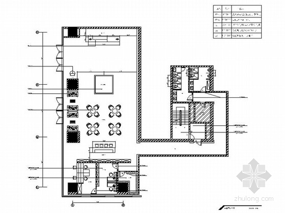 售楼处室外广场资料下载-[江苏]高档现代购物广场售楼处室内装修施工图（含效果图）