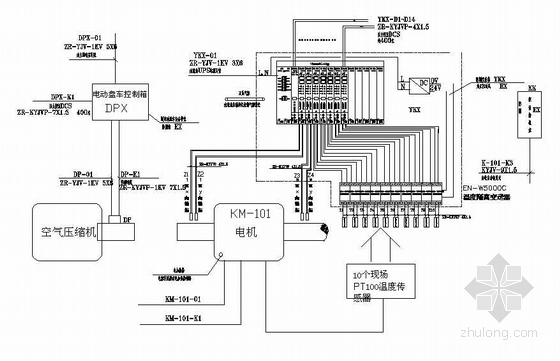 高压无气喷涂资料下载-电机高压软启动电气图纸