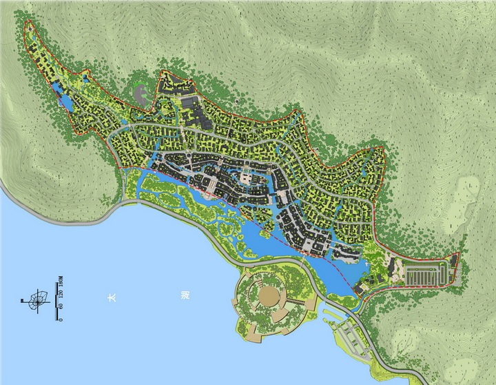旅游景区入口规划设计资料下载-[无锡]灵山“禅意”小镇旅游度假区规划设计方案