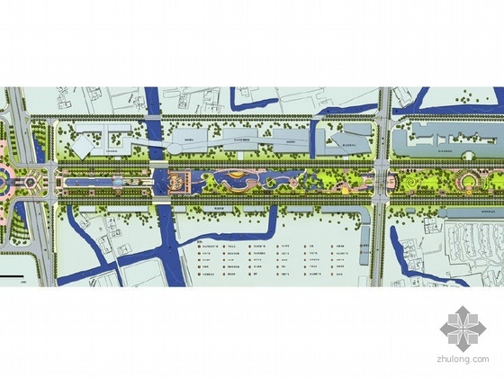 办公区绿地植物景观设计资料下载-上海行政办公区道路景观设计