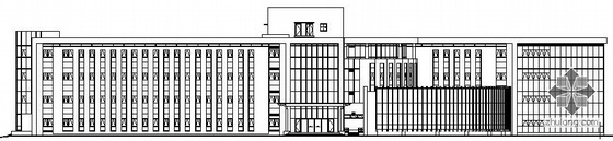 学校扩建技术标资料下载-[上海]某公安专科学校建筑群改扩建工程幕墙建筑施工图（技术标）