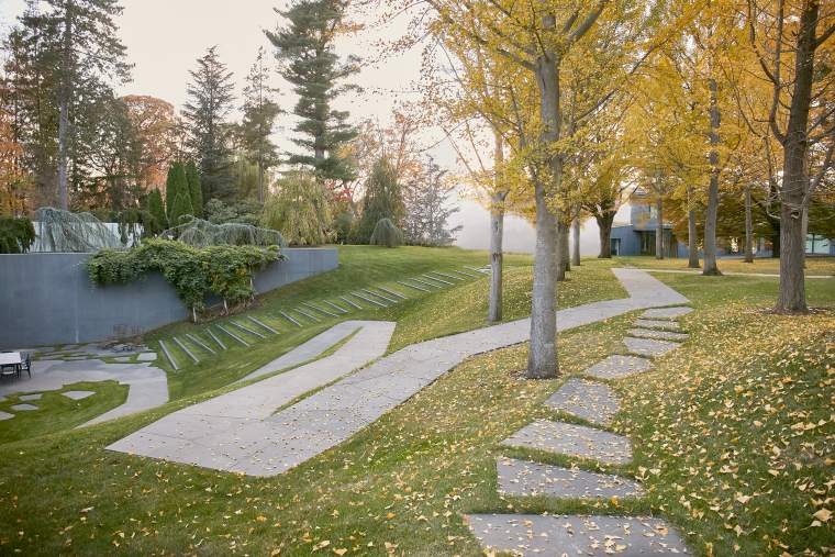 抽象自然的住宅花园资料下载-万漪景观分享-抽象自然的住宅花园