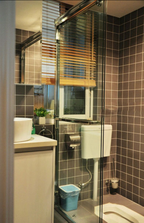 某原木家具54平住宅室内装修设计效果图方案（26张）-卫生间实景图
