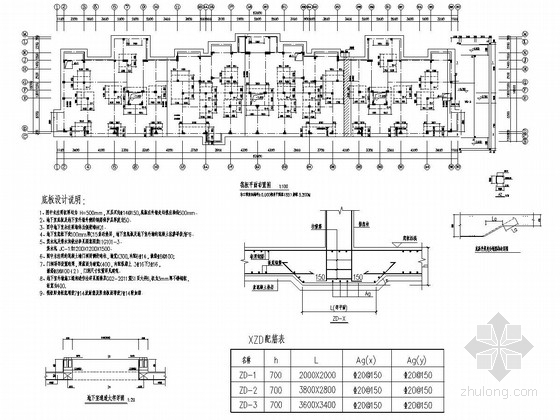 跃层花园洋房装修图资料下载-[南通]六层异形柱框架结构花园洋房结构施工图