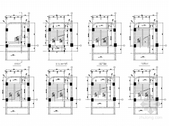 [浙江]16层框架-抗震墙超五星级酒店结构施工图-楼梯详图