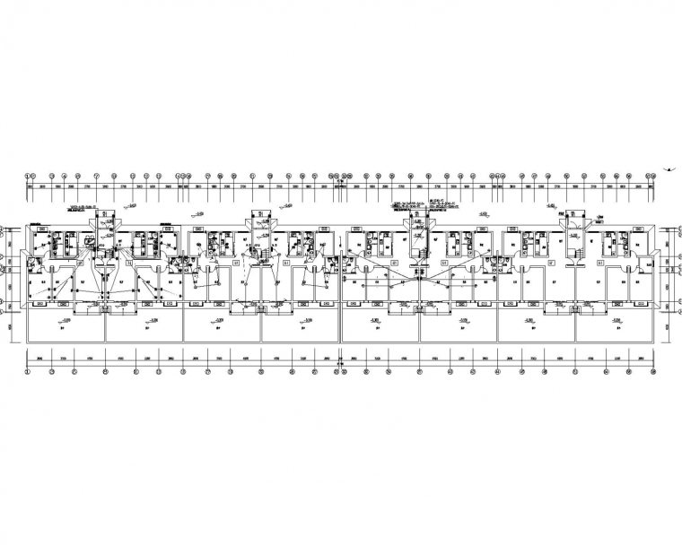单元楼电气施工图资料下载-[河南]住宅楼电气施工图（含等电位联结图）