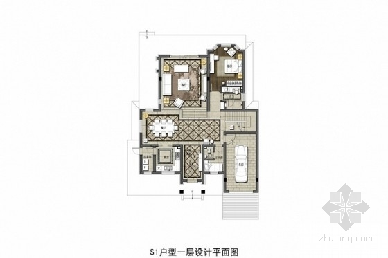 欧式家装设计方案资料下载-[沈阳]豪华欧式风格双层别墅深化设计方案