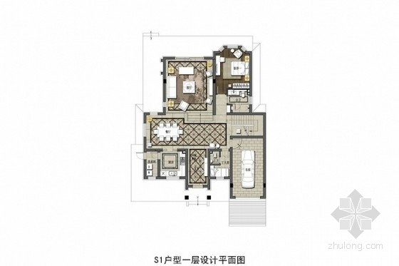 沈阳市别墅资料下载-[沈阳]豪华欧式风格双层别墅深化设计方案