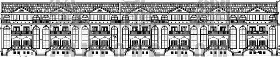 欧式别墅建筑设计方案资料下载-某连体别墅建筑设计方案