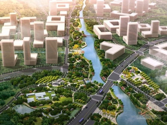 河道防风林绿化设计方案资料下载-[安徽]“和”文化主题河道绿化规划设计方案