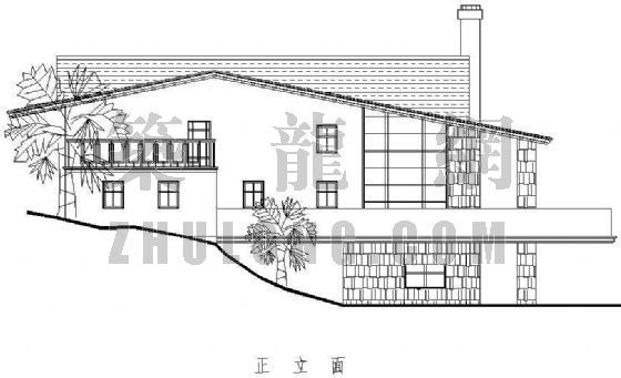 某住宅户型平立面图-3