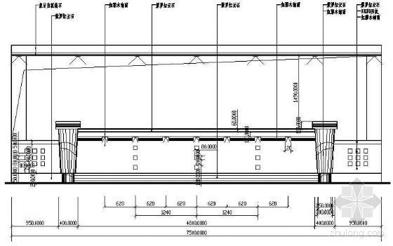 CAD服务台立面图资料下载-服务台立面图7