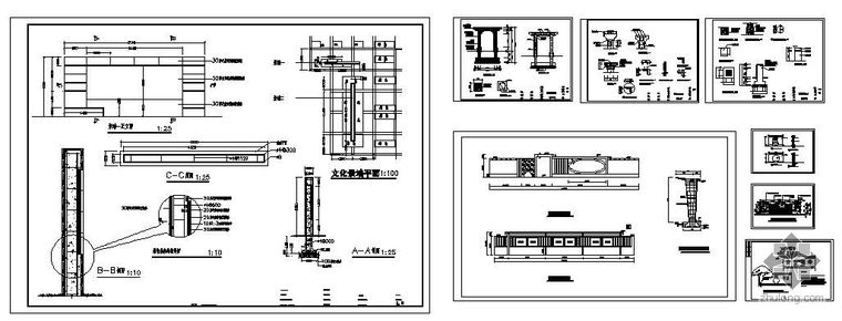 四种景墙施工详图_1