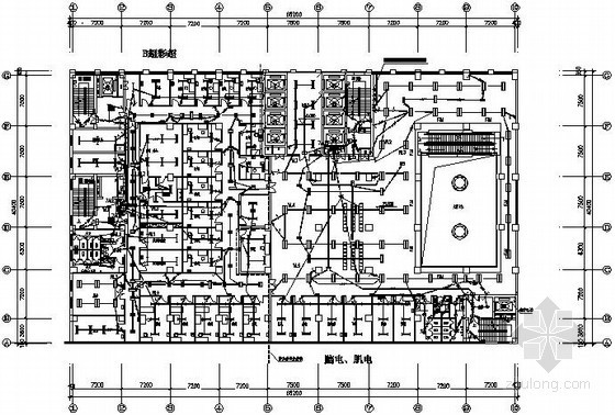 楼控系统图纸资料下载-[山西]医院二十层综合楼强弱电全套施工图纸115张