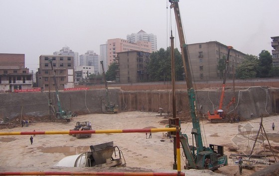 建筑工程试桩资料下载-建筑工程旋挖工法在民用建筑桩施工中的应用