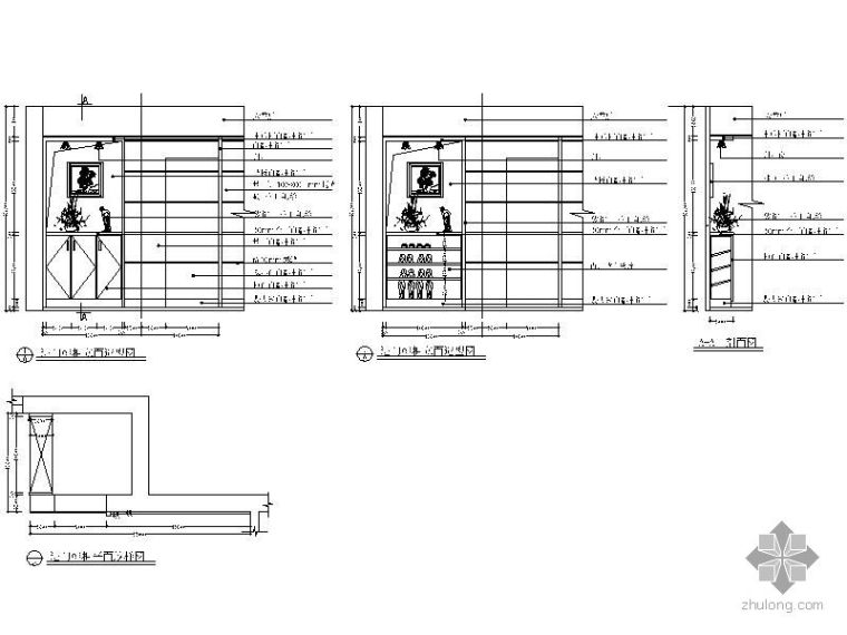 装修玄关鞋柜资料下载-玄关鞋柜造型详图