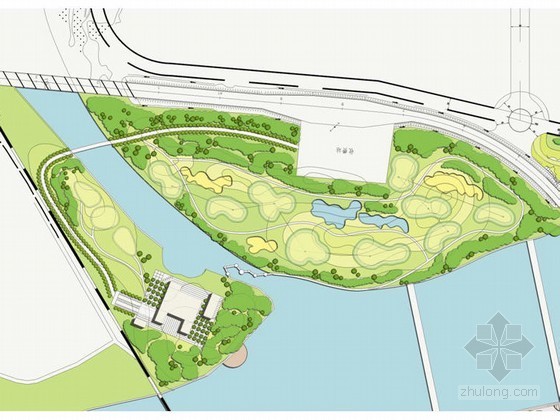 城市滨水景观规划资料下载-鞍山市城滨水景观规划设计