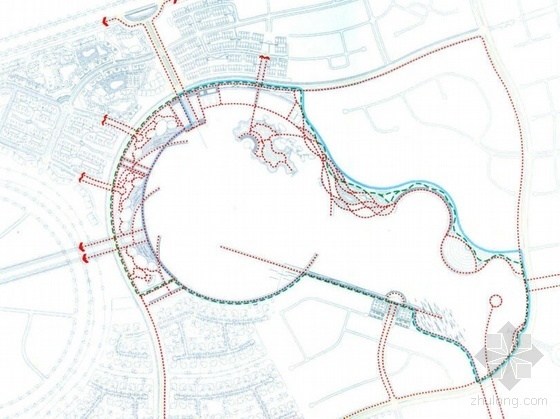 社区公共景观设计资料下载-上海某社区湖滨景观设计