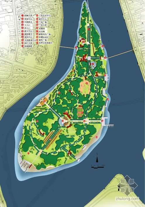 公园住宅规划资料下载-浙江公园规划方案