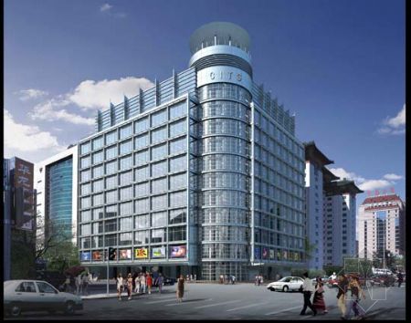 半地下商业建筑模型资料下载-商业建筑模型