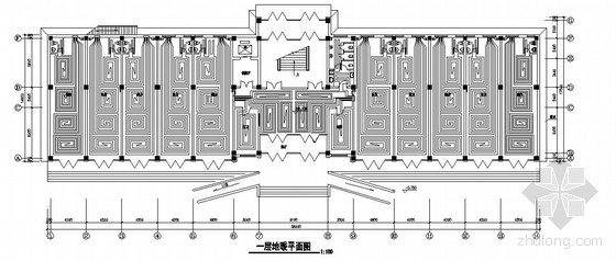 湖南衡阳水利办公楼设计资料下载-某水利局办公楼采暖图纸