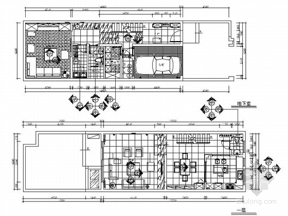 餐厅内装修施工图资料下载-[上海]某现代风花园三层别墅室内装修施工图（含效果和设计文本）