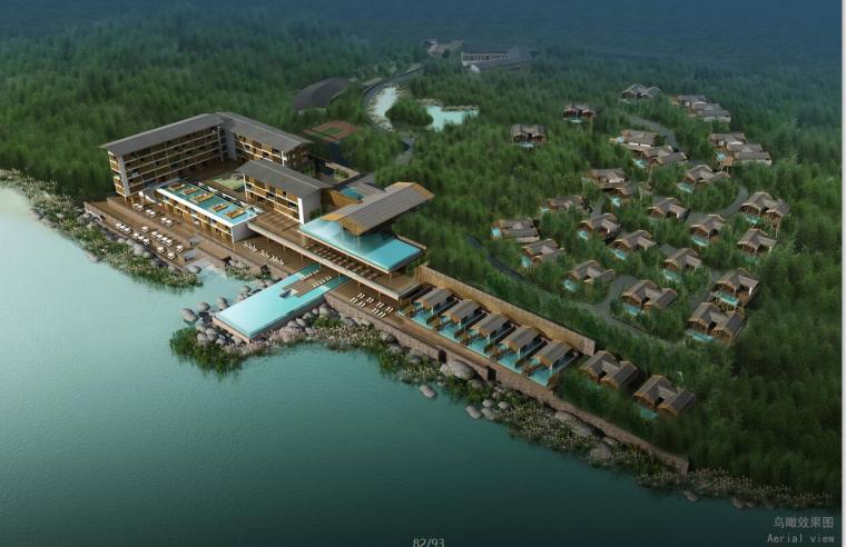 湿地酒店生态精品资料下载-某生态湖精品度假酒店方案设计文本