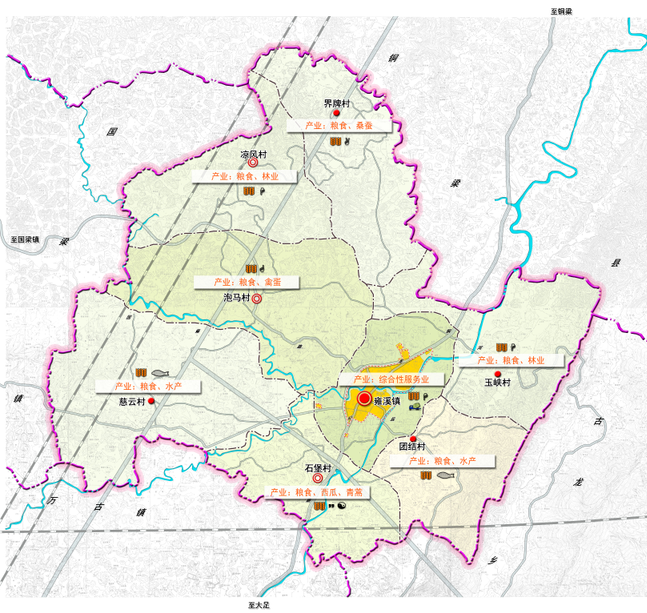 大足区各乡镇地图图片