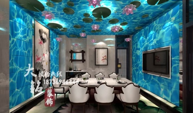主题海鲜餐厅案例分析资料下载-郑州的主题餐厅设计效果和案例分析