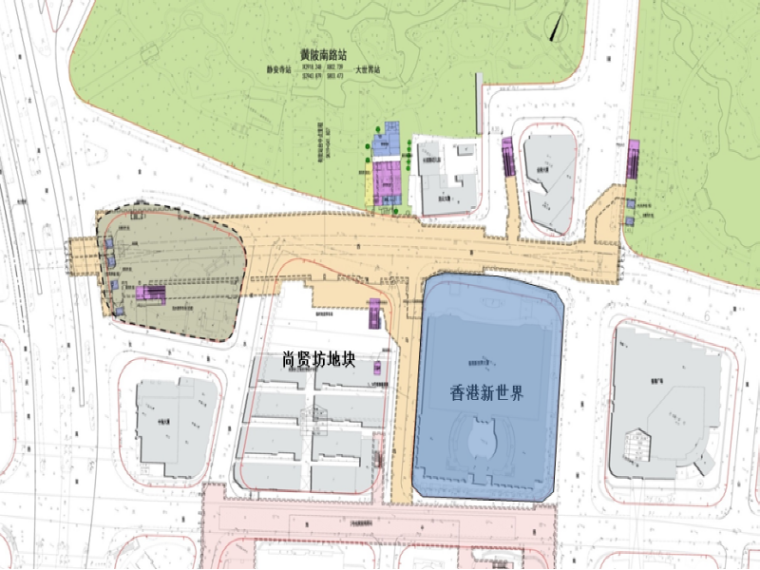 三层地铁车站CAD资料下载-[上海]地铁车站项目大临设施施工方案
