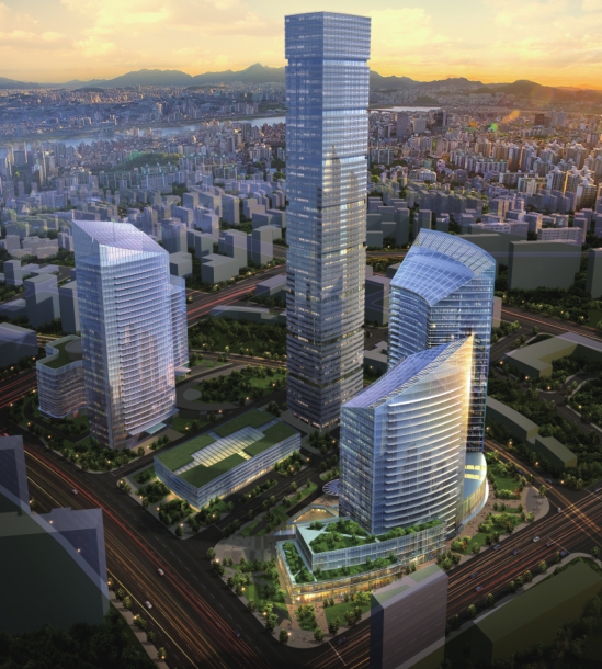 [北京]绿地集团超高层办公商务中心规划设计（含模型、CAD文件）-629地块方案一