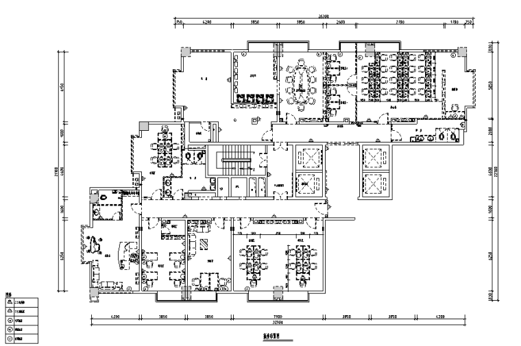 亿盟科技公司办公大楼设计施工图（附效果图）-插座布置图