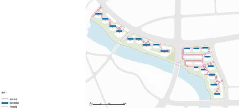 [江苏]南京滨水住宅区景观设计深化方案（公园借景、水岸生活）-[江苏]南京知名地产龙湾居住区景观方案深化设计（文化，休闲）-C消防分析