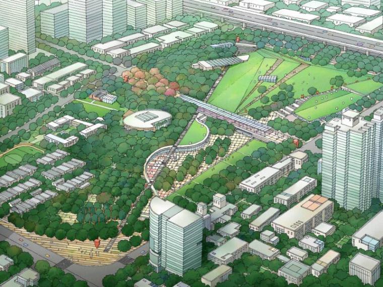 商业城景观方案设计资料下载-[上海]静安雕塑公园景观方案设计文本PPT（67页）