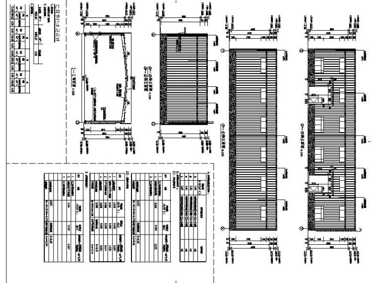[宁夏]现代风格镇仓储建筑施工图（全专业图纸）-现代风格镇仓储建筑立面图