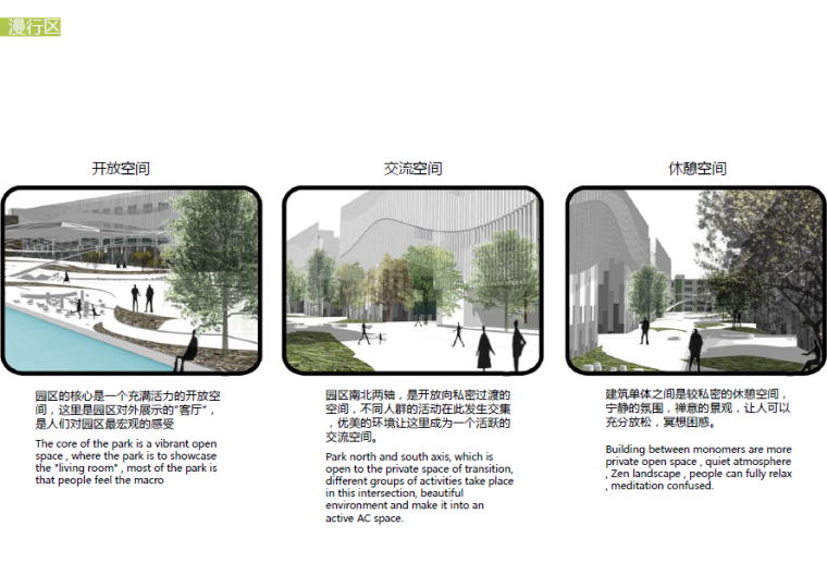 [广东]生命科学产业园建筑规划设计方案文本-开放空间