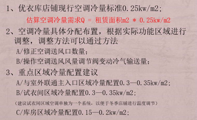 优衣库空调及通风设备设计施工概述_1