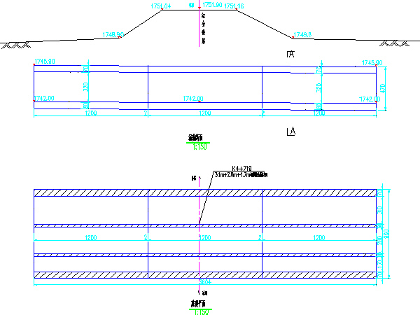 综合管廊钢筋CAD结构图资料下载-综合管廊穿越铁路CAD