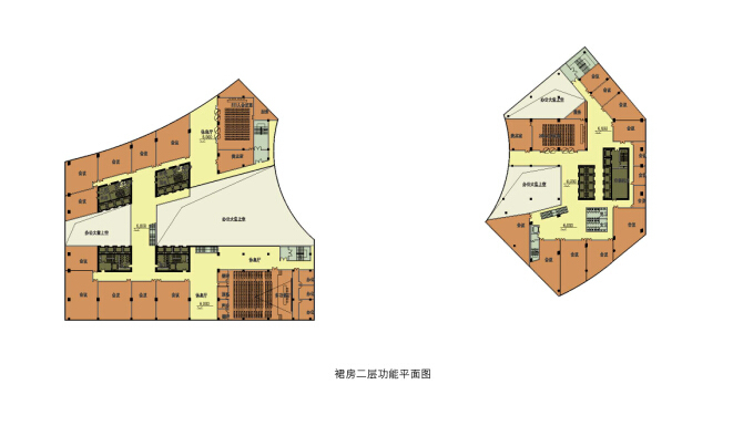 [北京]超高层立体快装知名企业办公大厦建筑设计方案文本-超高层立体快装知名企业办公大厦建筑平面图