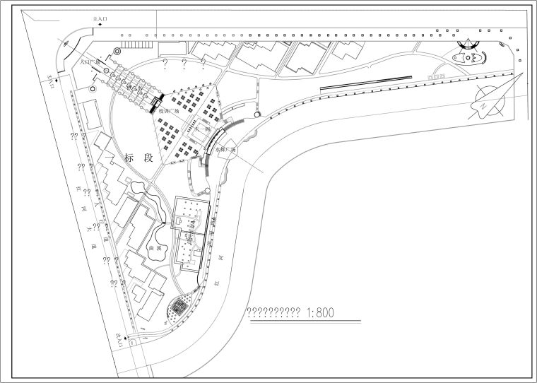 公园种植设计图cad资料下载-[重庆]某公园植物种植设计施工图