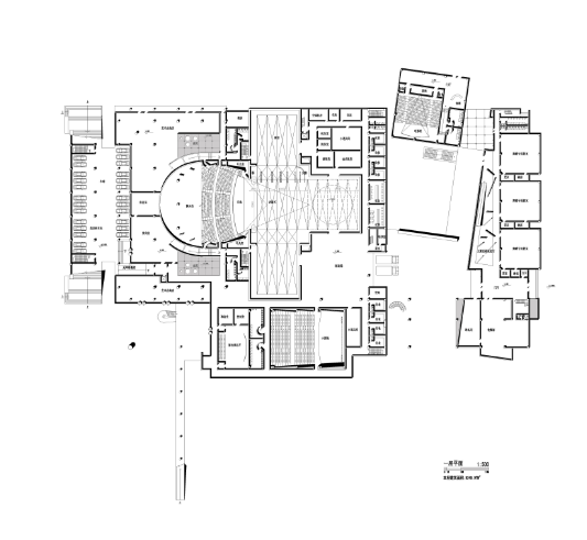 现代风格中山文化艺术中心建筑方案文本