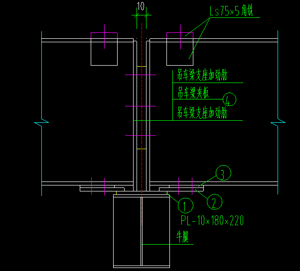 长江精密厂钢结构设计图CAD_3